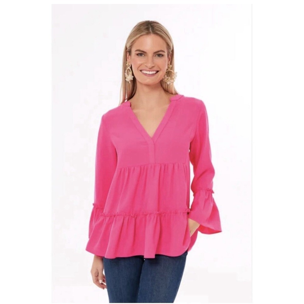 Womens Tuckernuck Pomander Place Hot Pink Kenzo Top Medium M